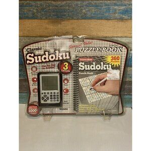 Sudoku Travel Mate Electronic Handheld Game & Puzzle Book New & Sealed
